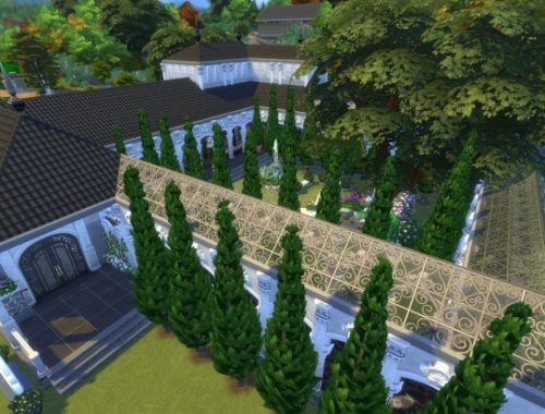 House of Leda Funeral Parlor by Alrunia at Mod The Sims