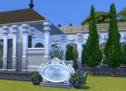 House of Leda Funeral Parlor by Alrunia at Mod The Sims