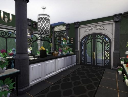 House of Leda Funeral Parlor by Alrunia at Mod The Sims