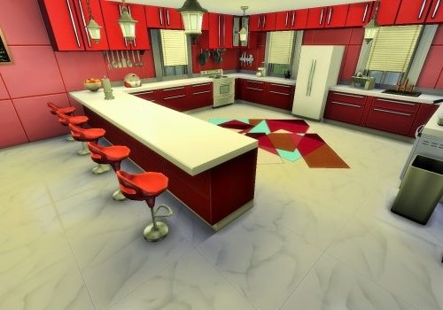 House with Inside Pool by heikeg at Mod The Sims