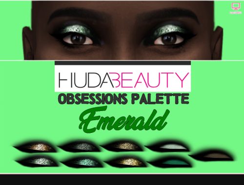 HudaBeauty Obsessions Palette _ Emerald