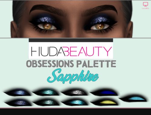 HudaBeauty Obsessions Palette _ Sapphire