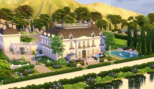 Huis ter Voorst castle by BrigitteV at Mod The Sims