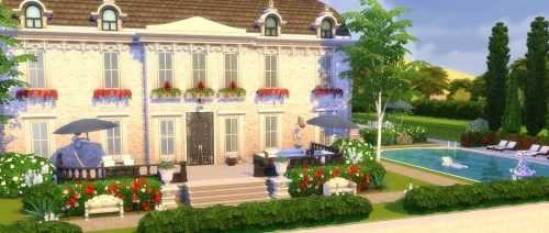 Huis ter Voorst castle by BrigitteV at Mod The Sims