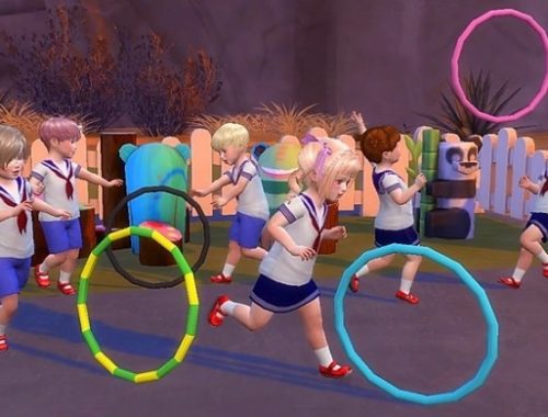 Hula Hoop Poses at A-luckyday