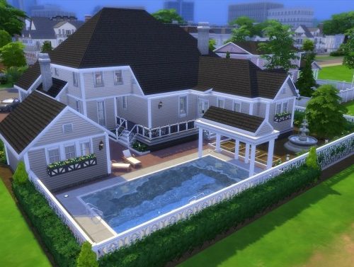 Hunt McMansion 2020 by CarlDillynson at Mod The Sims