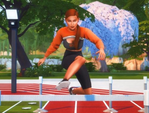 Hurdling Pose Pack at Katverse