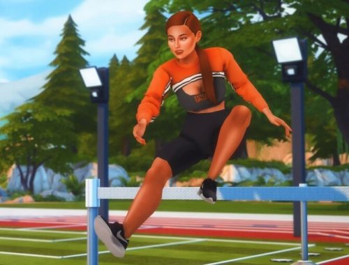 Hurdling Pose Pack at Katverse