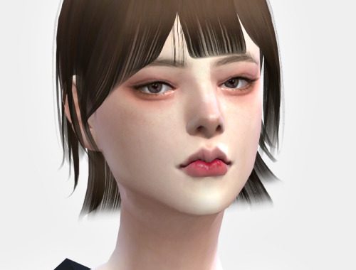 Hush cut hair at Lemon Sims 4