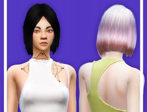 Hyein Seo crescent top at Charonlee