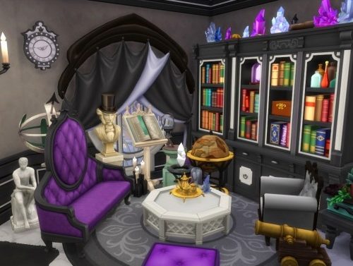 Ianthe the violet house no CC by LigS at Mod The Sims