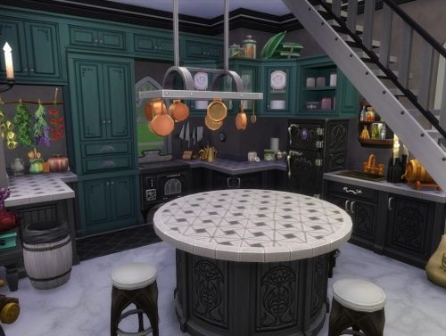 Ianthe the violet house no CC by LigS at Mod The Sims