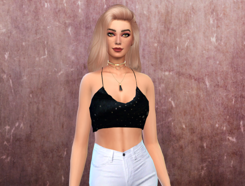 Emma Velvet Top