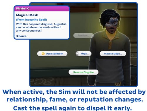Incognito Spell by kutto at Mod The Sims