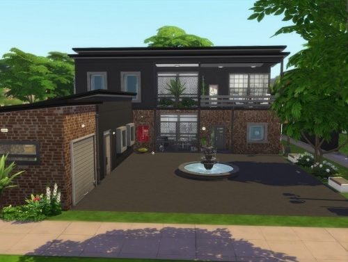 Industrial Adventure house (NO CC) by mamba_black at Mod The Sims