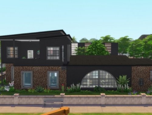 Industrial Adventure house (NO CC) by mamba_black at Mod The Sims
