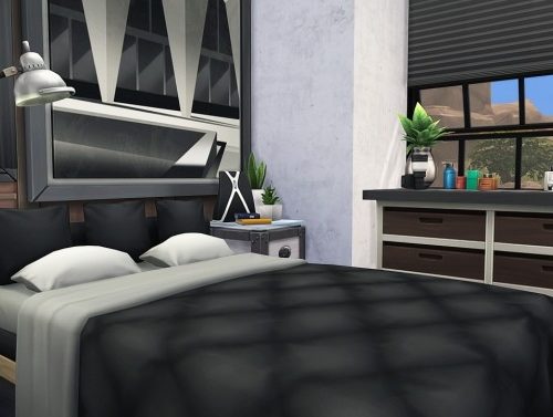 INDUSTRIAL MICRO HOME at Aveline Sims