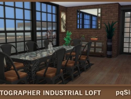 Industrial Photographer Penthouse at pqSims4