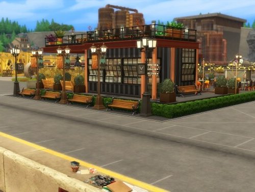 Industrial style food park by simbunnyRT