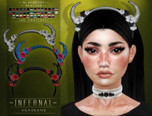 Infernal choker and headband at Blahberry Pancake