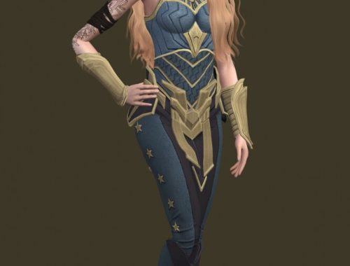 Injustice 2 Wonder Woman Set at Astya96