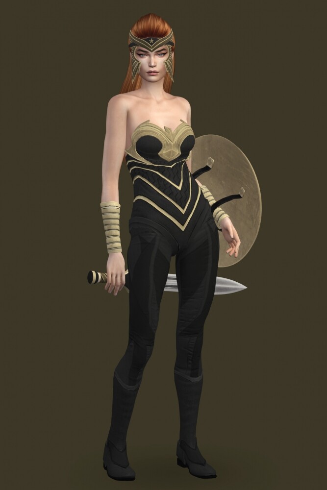 Injustice 2 Wonder Woman Set at Astya96 - The Sims 4 Catalog