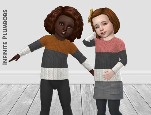 IP Toddler Block Knit Jumper