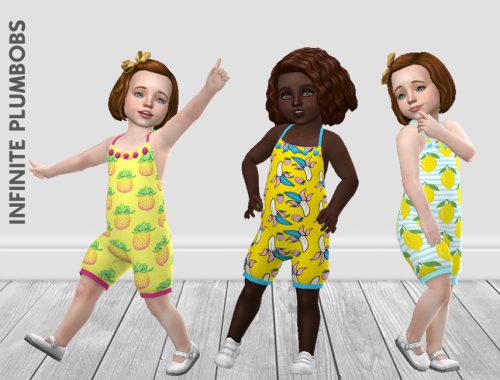 IP Toddler Tropical Romper - Island Living