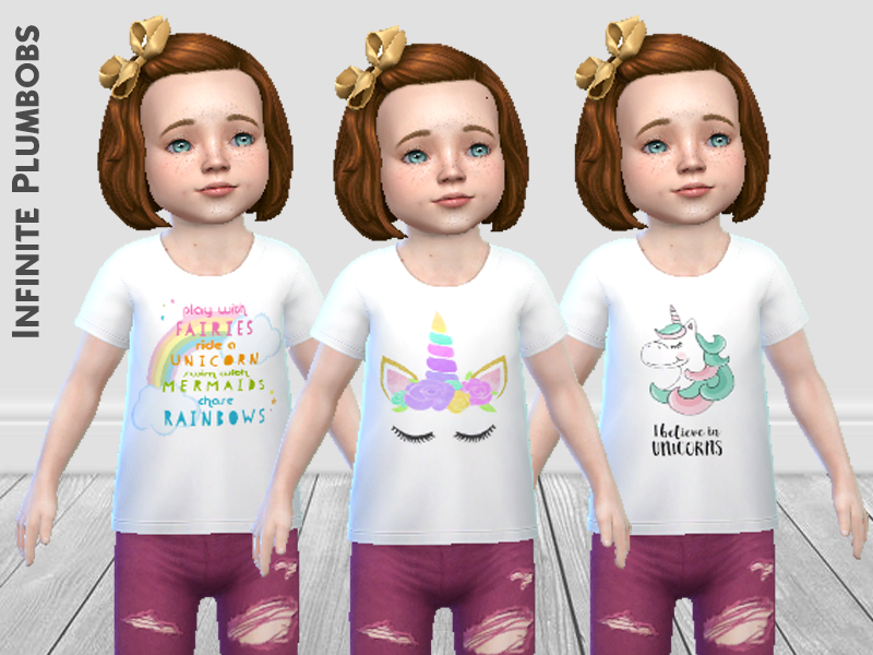 Ip Toddler Unicorn T Shirt The Sims 4 Catalog