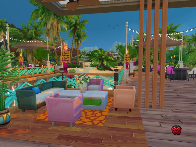 Ipanema bar - NO CC - The Sims 4 Catalog