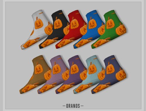Irma Pumpkin Socks