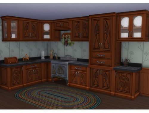 Iron Cabinet to match Realm of Magic Iron Counter by Menaceman44 at Mod The Sims