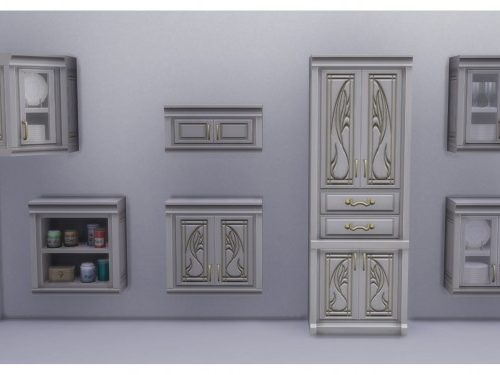 Iron Cabinet to match Realm of Magic Iron Counter by Menaceman44 at Mod The Sims