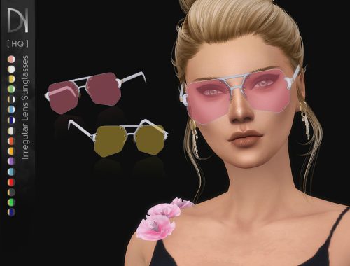 Irregular Lens Sunglasses
