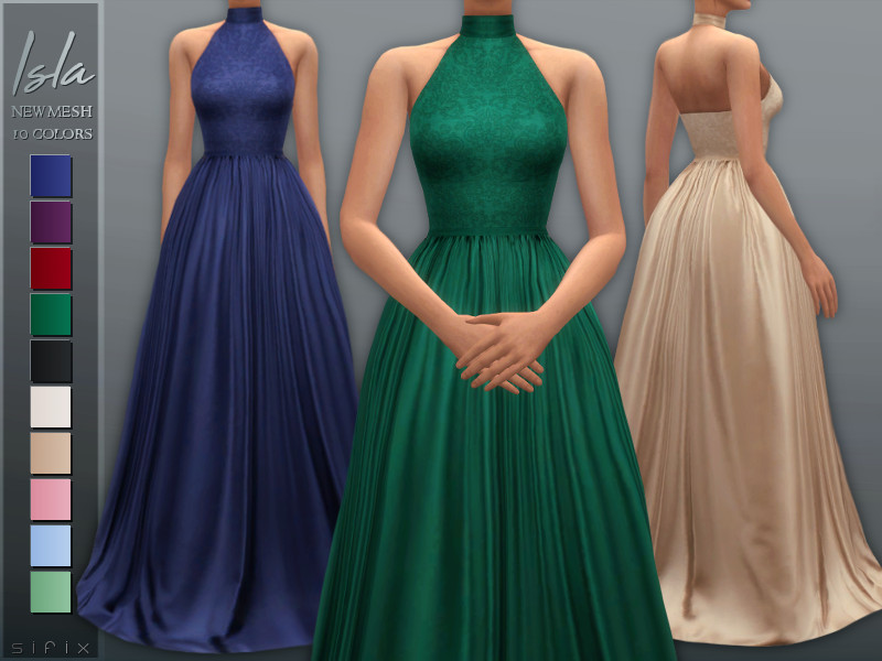 Isla Gown - The Sims 4 Catalog