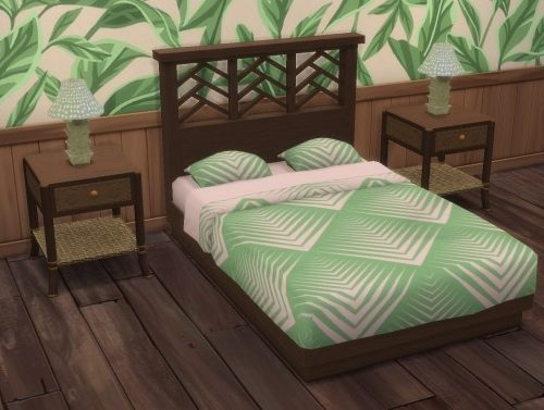 Island Bedroom from TS3 Island Paradise by TheJim07 at Mod The Sims