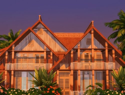 Island Living Buildmode Expanded – 38 New or Recoloured Items at Simsational Designs