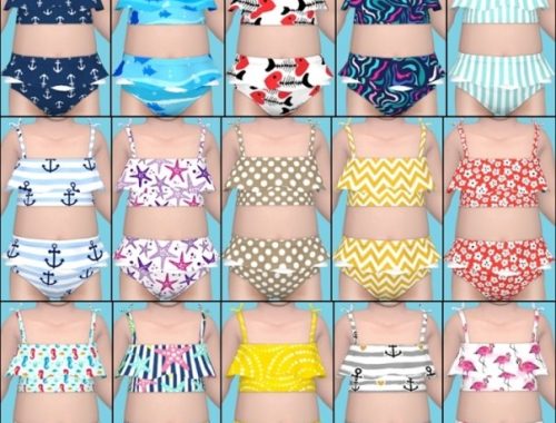 Island Living Swimwear Recolors at Annett’s Sims 4 Welt