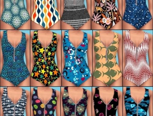 Island Living Swimwear Recolors at Annett’s Sims 4 Welt