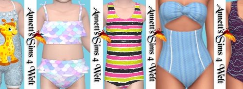 Island Living Swimwear Recolors at Annett’s Sims 4 Welt