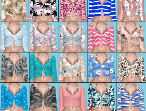 Island Living Top’s Recolors at Annett’s Sims 4 Welt