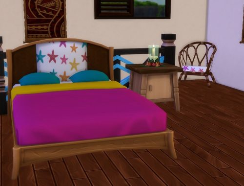 Island Living Whispering Wicker Double Bed Recolor