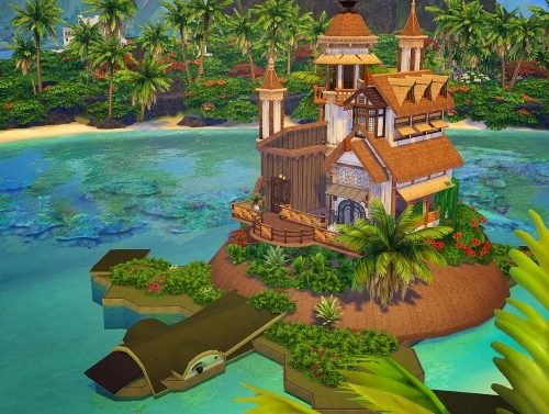 Island Turtle at Akai Sims – kaibellvert