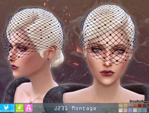 J231 Montage hair (P) at Newsea Sims 4