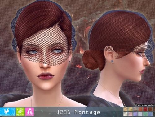 J231 Montage hair (P) at Newsea Sims 4