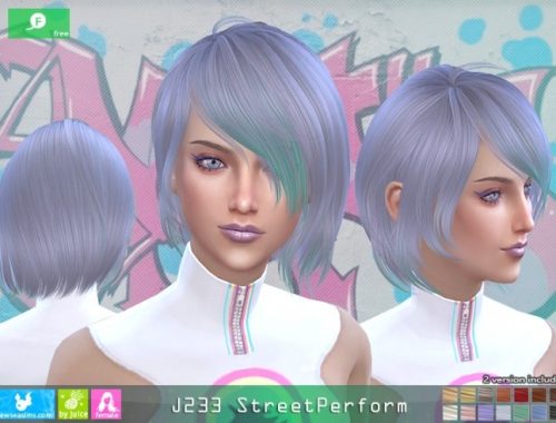 J233 StreetPerform hair at Newsea Sims 4