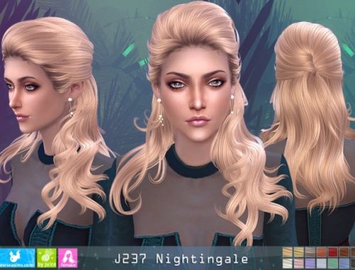 J237 Nightingale hair (P) at Newsea Sims 4