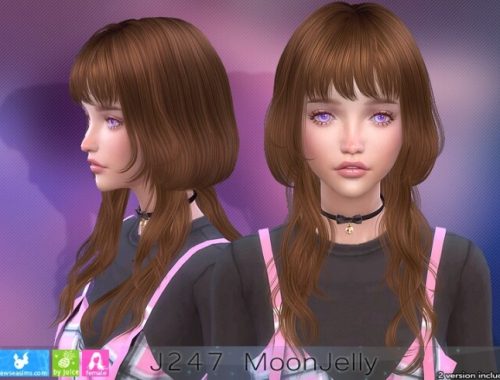 J247 Moonjelly hair (P) at Newsea Sims 4