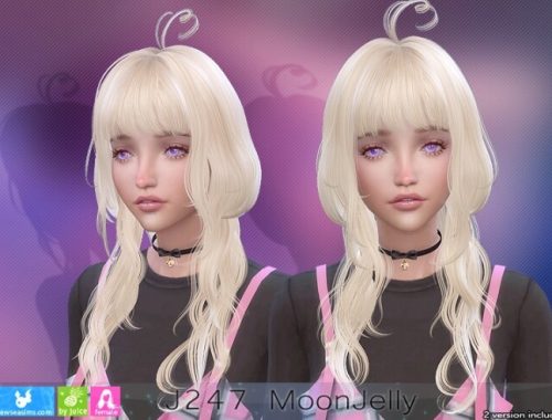 J247 Moonjelly hair (P) at Newsea Sims 4