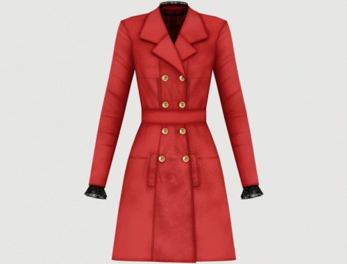 Jang Man Wol dress, outfit & coat at Happy Life Sims